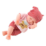 Maxbell 10 inch Real Lifelike Reborn Boy Doll Silicone Newborn Baby Dolls Boy Red
