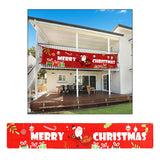 Maxbell Holiday Christmas Party Banner Outdoor Garden Wall Decorations Santa