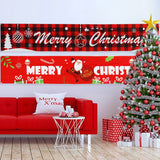 Maxbell Holiday Christmas Party Banner Outdoor Garden Wall Decorations Santa