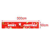 Maxbell Holiday Christmas Party Banner Outdoor Garden Wall Decorations Santa