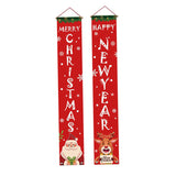 Maxbell Merry Christmas Party Banner Outdoor Indoor Home Decor Banner Xmas ML02