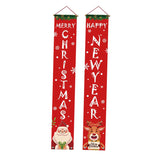 Maxbell Merry Christmas Party Banner Outdoor Indoor Home Decor Banner Xmas ML02