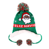 Maxbell Baby Knit Hat Christmas Tree, Santa Clause, Crochet Knit Beanie Green Santa