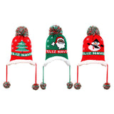 Maxbell Baby Knit Hat Christmas Tree, Santa Clause, Crochet Knit Beanie Green Santa