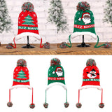 Maxbell Baby Knit Hat Christmas Tree, Santa Clause, Crochet Knit Beanie Green Santa