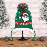 Maxbell Baby Knit Hat Christmas Tree, Santa Clause, Crochet Knit Beanie Green Santa