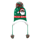 Maxbell Baby Knit Hat Christmas Tree, Santa Clause, Crochet Knit Beanie Green Santa