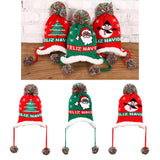 Maxbell Baby Knit Hat Christmas Tree, Santa Clause, Crochet Knit Beanie Green Santa