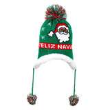 Maxbell Baby Knit Hat Christmas Tree, Santa Clause, Crochet Knit Beanie Green Santa