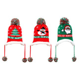 Maxbell Baby Knit Hat Christmas Tree, Santa Clause, Crochet Knit Beanie Green Santa