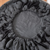 Stool Cover Round Bar Cafe Stool Seat Protector Stool Seat Cushion Black