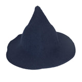 Maxbell Halloween Witch Hat Modern Knitting Cap Party Outfit Accessories Navy