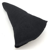 Maxbell Halloween Witch Hat Modern Knitting Cap Party Outfit Accessories Black