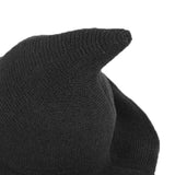 Maxbell Halloween Witch Hat Modern Knitting Cap Party Outfit Accessories Black