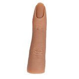 Silicone Nail Practice Finger 1:1 Mannequin Female Finger Model Yellow skin