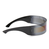 Space Party Cosplay Costume Futuristic One-piece Bar Novelty Glasses Gray