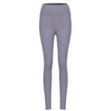 Maxbell Womens Seamless Yoga Pants High Waist Push Up Leggings Light Purple M