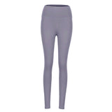 Maxbell Womens Seamless Yoga Pants High Waist Push Up Leggings Light Purple XS