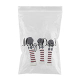 Maxbell 3pcs Golf Knitted Club Head Covers Driver, Fairway Headcover Black White