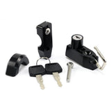 Maxbell Motorcycle Helmet Lock Security Padlock 7/8" 22-26mm Handlebar w/ Keys