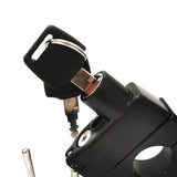 Maxbell Motorcycle Helmet Lock Security Padlock 7/8" 22-26mm Handlebar w/ Keys