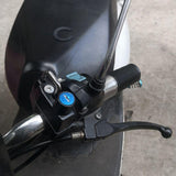 Maxbell Motorcycle Helmet Lock Security Padlock 7/8" 22-26mm Handlebar w/ Keys