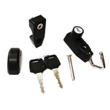 Maxbell Motorcycle Helmet Lock Security Padlock 7/8" 22-26mm Handlebar w/ Keys