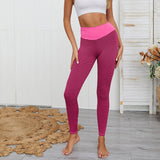 Maxbell Sexy Butt Lifting Leggings Honeycomb High Waisted Workout Tights L Pink