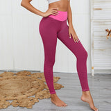 Maxbell Sexy Butt Lifting Leggings Honeycomb High Waisted Workout Tights L Pink