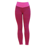 Maxbell Sexy Butt Lifting Leggings Honeycomb High Waisted Workout Tights L Pink