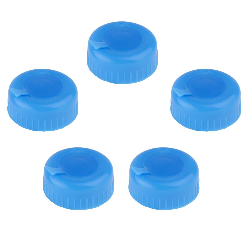 Maxbell 5 Barrelled Bottled Water Sealing Cap Cover Lid Screw Reusable 3 or 5 Gallon