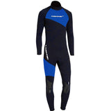 Maxbell 1.5mm Neopren Men Diving Wet Suit UV-Protect Adult Surfing Jumpsuit Blue 2XL