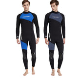 Maxbell 1.5mm Neopren Men Diving Wet Suit UV-Protect Adult Surfing Jumpsuit Blue S