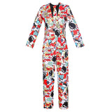 Maxbell Men's Adult Disco Costume 1980s Disco Singer Clothing for Halloween Party XL