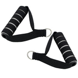 Maxbell Resistance Bands Handle with Strong Nylon Strap black and gray
