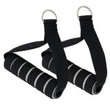 Maxbell Resistance Bands Handle with Strong Nylon Strap black and gray