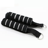Maxbell Resistance Bands Handle with Strong Nylon Strap black and gray