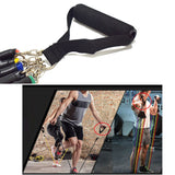 Maxbell Resistance Bands Handle with Strong Nylon Strap black and blue