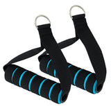 Maxbell Resistance Bands Handle with Strong Nylon Strap black and blue