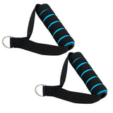 Maxbell Resistance Bands Handle with Strong Nylon Strap black and blue