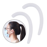 Maxbell 5 Pairs Silicone Anti-Slip Mask Ear Grips Ear Hook Soft Mask Ear Protector White