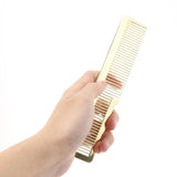 Maxbell Large Barber Comb Flat Top Clipper Comb Create Fades Style Hair Cuts Golden - Aladdin Shoppers