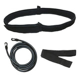 Maxbell Swim Bungee Training Belt Swimming Resistance Safety Leash Exerciser  Black