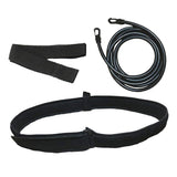 Maxbell Swim Bungee Training Belt Swimming Resistance Safety Leash Exerciser  Black