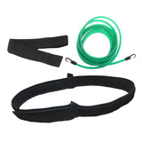 Maxbell Swim Bungee Training Belt Swimming Resistance Safety Leash Exerciser  Green