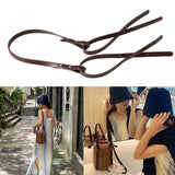 PU Leather Purse Strap Handbag Shoulder Bag Strap Replacement Handle Coffee