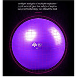 Maxbell Yoga Ball w/Pump Anti Burst Exercise Balance Workout Stability 65CM Purple