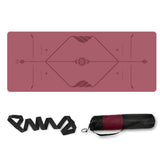 Maxbell Posture Line Designed Yoga Mat for Fitness Yoga Pilates Pink