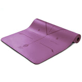 Maxbell Posture Line Designed Yoga Mat for Fitness Yoga Pilates Purple