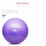 Maxbell Yoga Ball Fitness Ball Slimming Explosion-Proof Balance Ball Purple 55cm